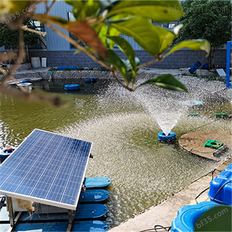 净化水质太阳能喷泉曝气机