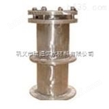 不锈钢柔性防水套管适用于铸铁管，也适用于非金属管瑞通供水