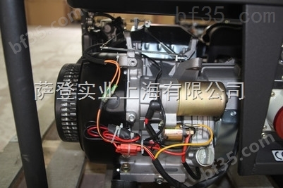 萨登5KW汽油发电机三相电启动380V